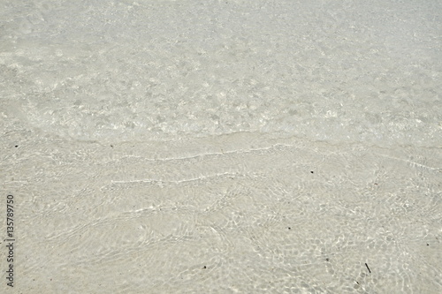 sea water reflects sunlight 