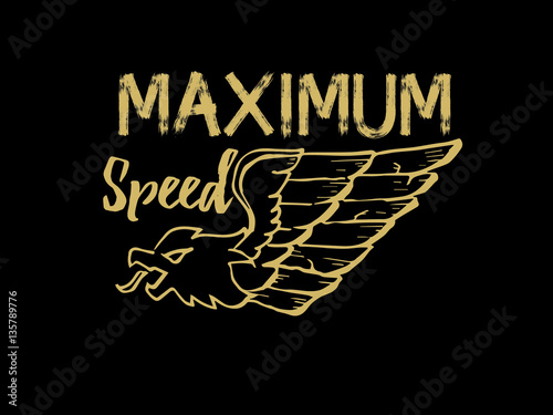 Motorcycle Themed Badge Vectors