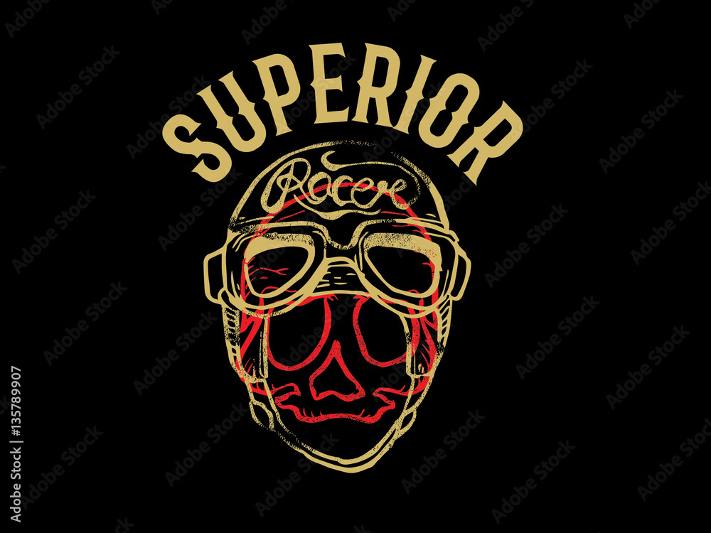 Fototapeta premium Motorcycle Themed Badge Vectors