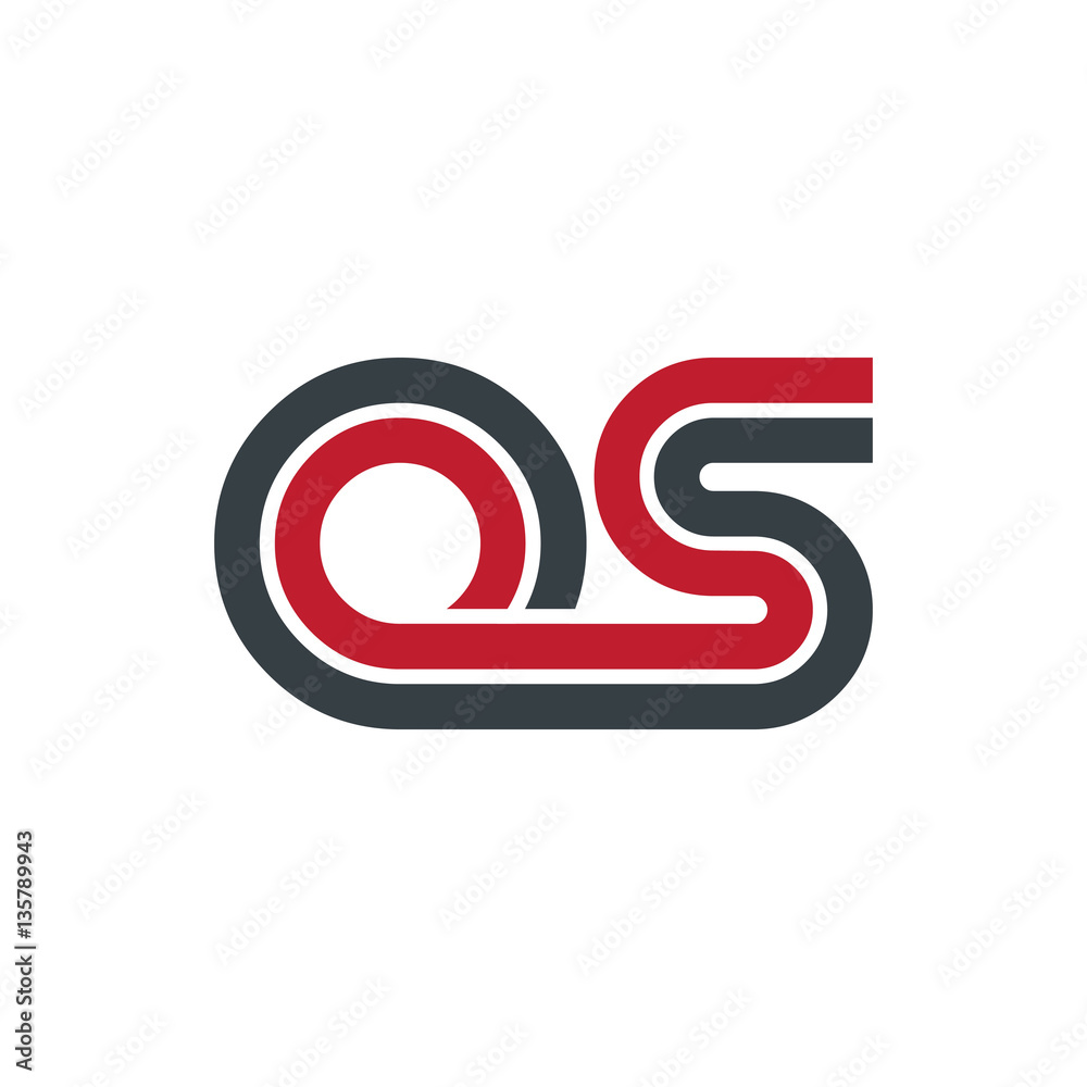 Initial Letter CS OS Linked Design Logo Initial Letter CS OS Linked Design Logo