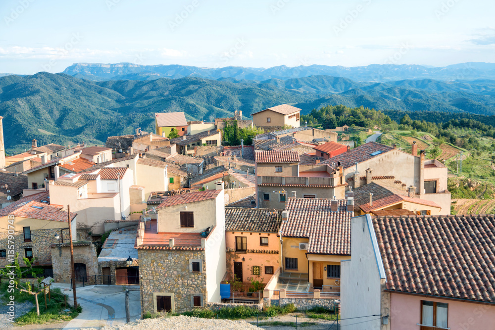 Small european town in Spain