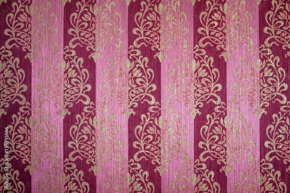 Vintage floral fabric