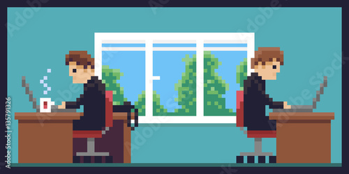 Pixel Art Office