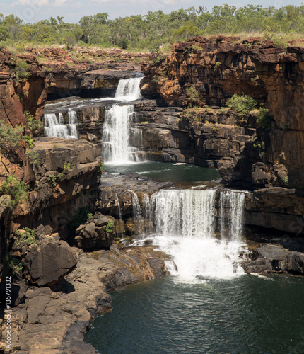 Outback Australia: View on Mitchell Falls, Kimberley, WA