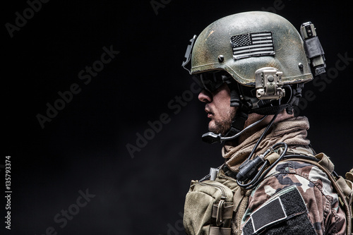 Fototapet United states Marine Corps special operations command Marsoc raider