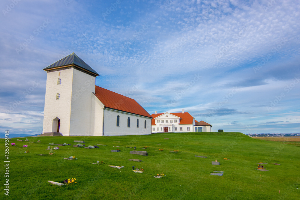 Bessastadir - president's residence at Reykjavik