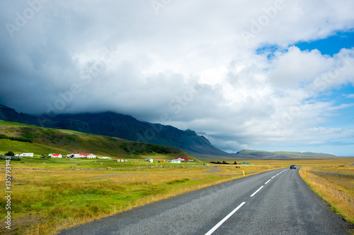 Iceland road view