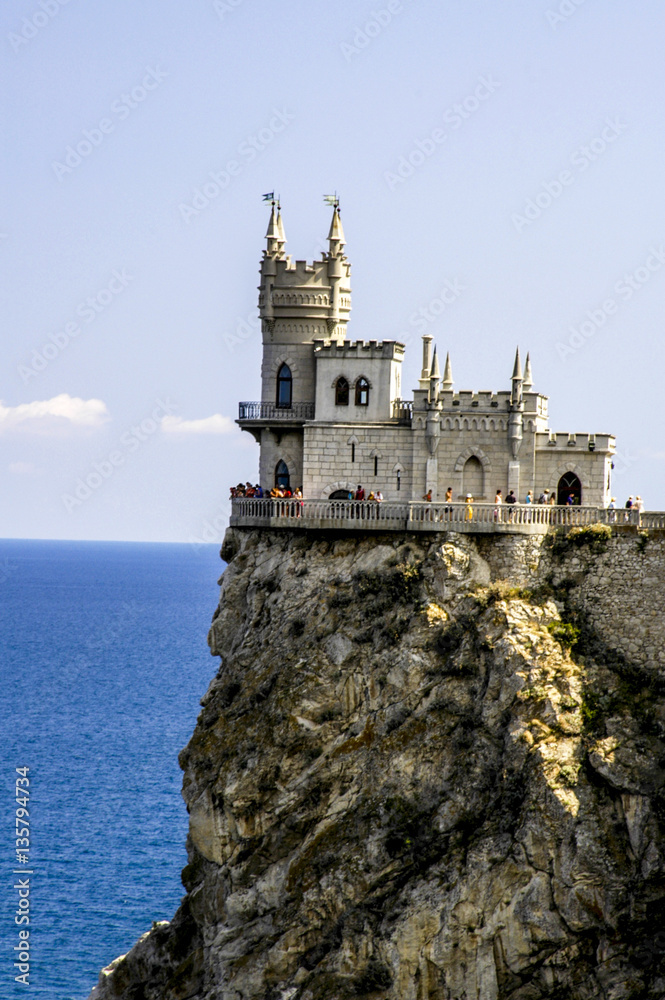 Crimea, castle swallows nest, Ukraine, Jalta area