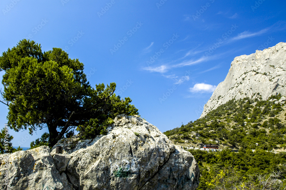 Crimea, around Sudak, Novij Svit, New World, mountains, Ukraine,