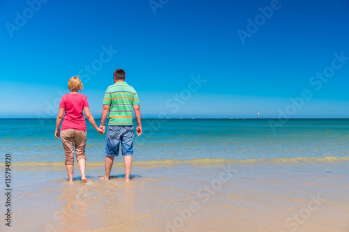 Senior couple at the beach © myphotobank.com.au