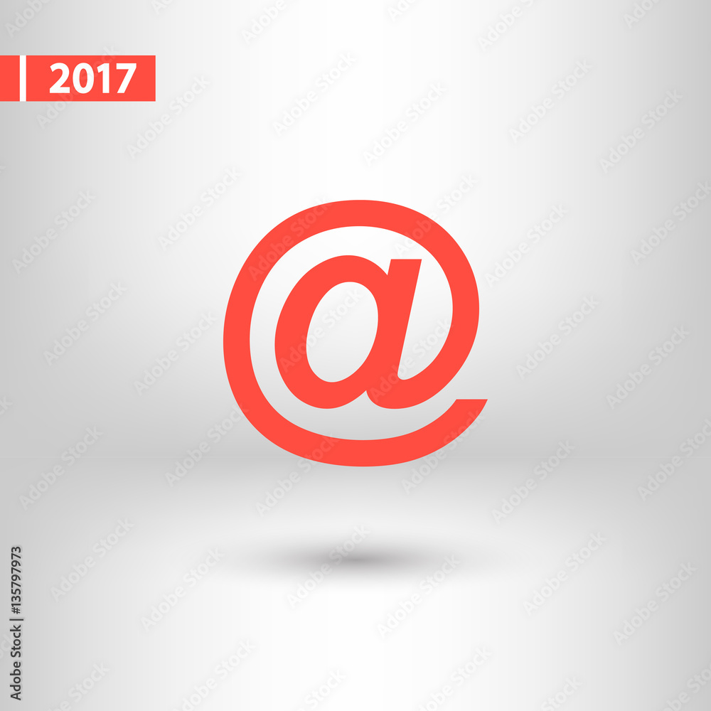 e-mail internet icon, vector illustration. Flat design style e-mail internet icon, vector illustration. Flat design style