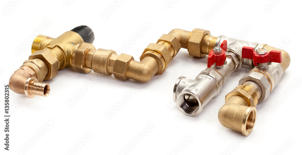 water tap with a thermostat and a connection to the pipeline water tap with a thermostat and a connection to the pipeline