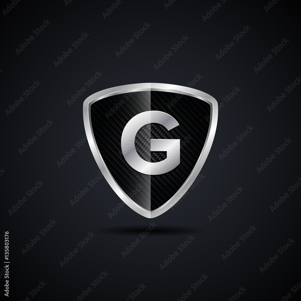 Letter G Shield logo Letter G Shield logo