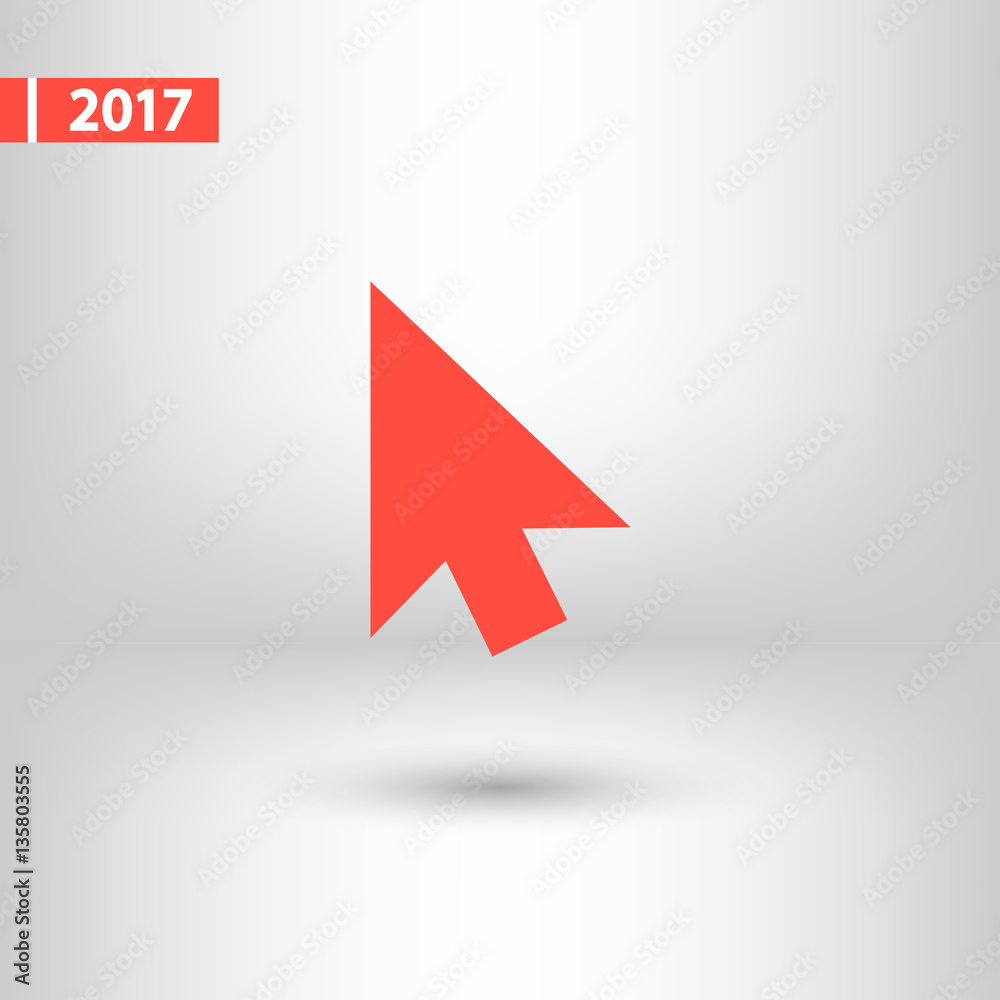 cursors icon, vector illustration. Flat design style cursors icon, vector illustration. Flat design style