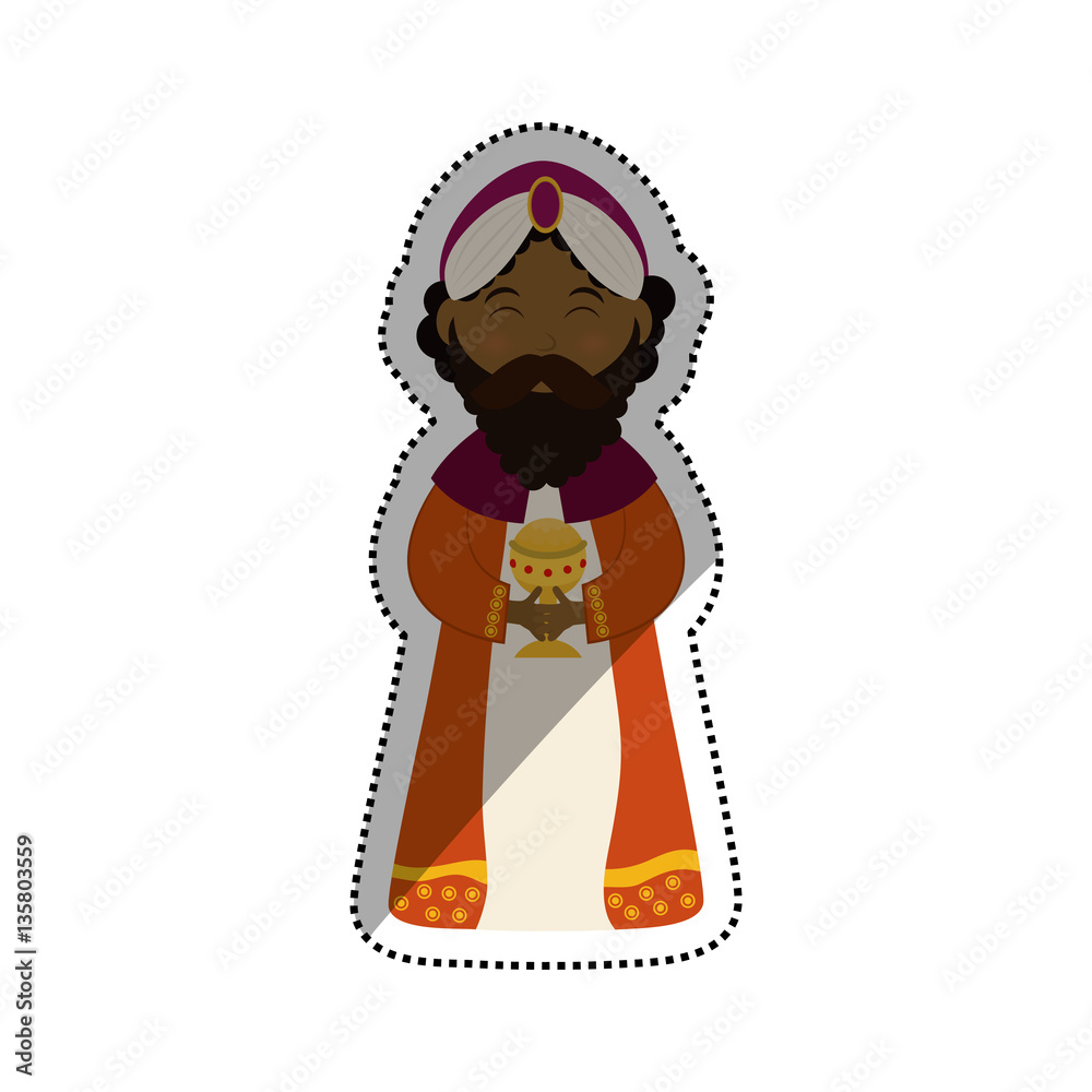 Three wise man cartoon icon vector illustration graphic design Three wise man cartoon icon vector illustration graphic design