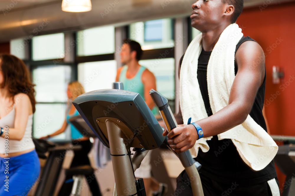 Young People At The Gym Young People At The Gym
