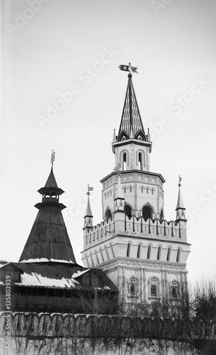 Izmailovo Kremlin tower in Moscow 