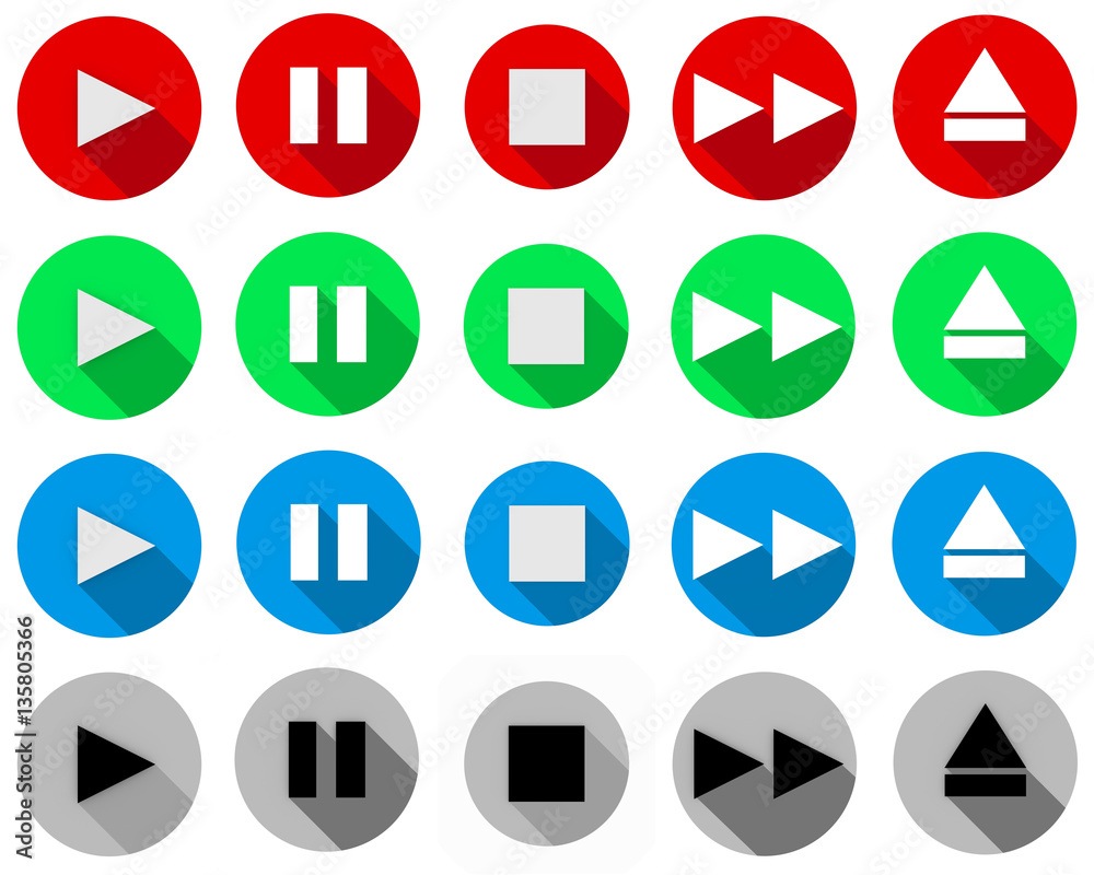Media Player Icons Media Player Icons
