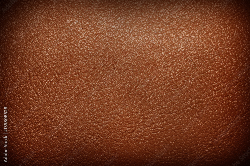 Brown leather texture background. Brown leather texture background.