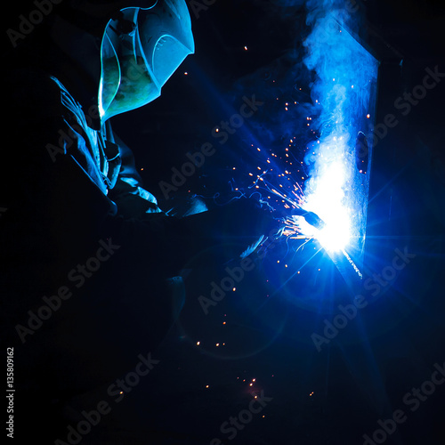 Welder weld metal structure © Андрей Трубицын