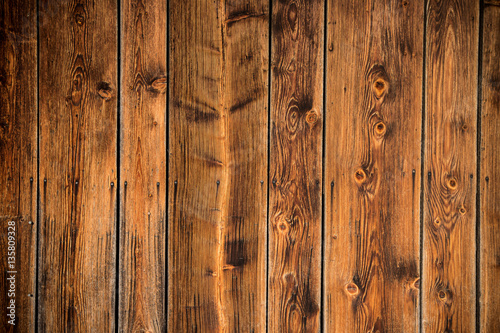 Wood texture background viewed from above. photo