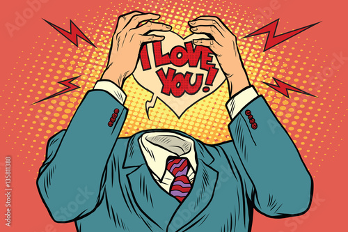 I love you, feelings instead of the head