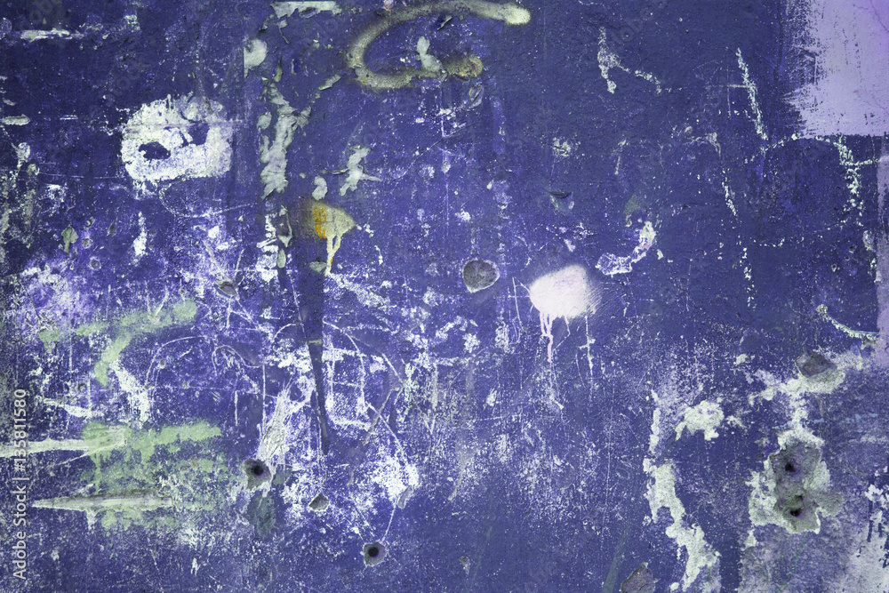 concrete wall painted in purple color, texture plaster close-up concrete wall painted in purple color, texture plaster close-up