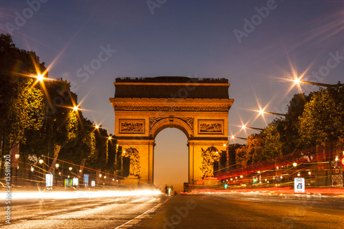 The Arc de Triomphe in Paris. © julianelliott
