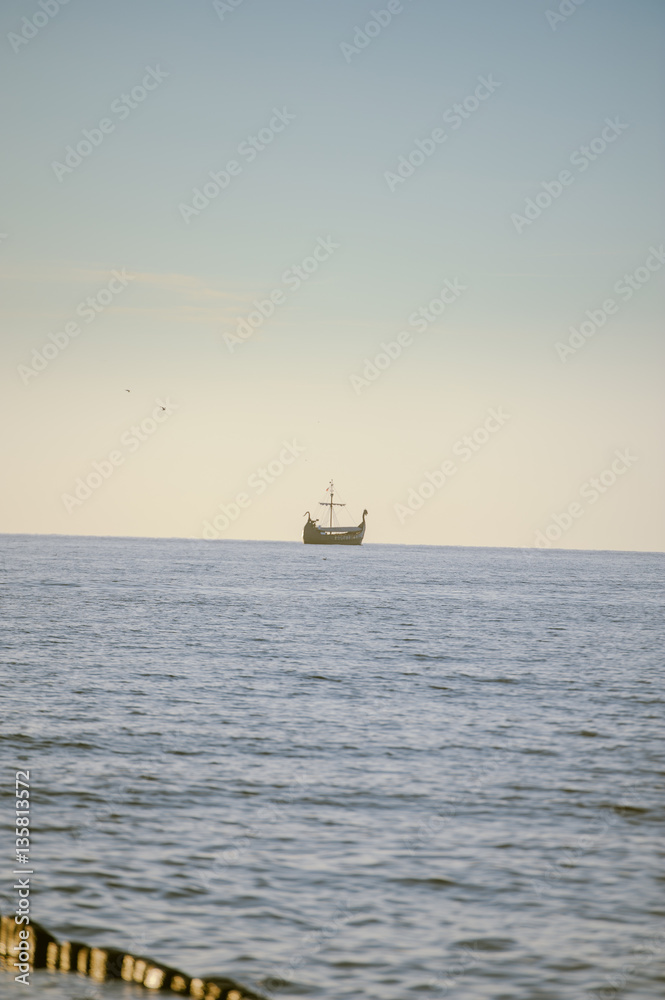 sailboat in Baltic sea