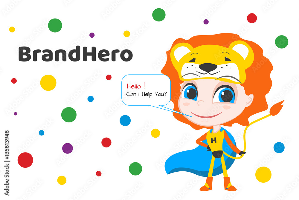 Brand Hero Kids - obrazy, fototapety, plakaty 