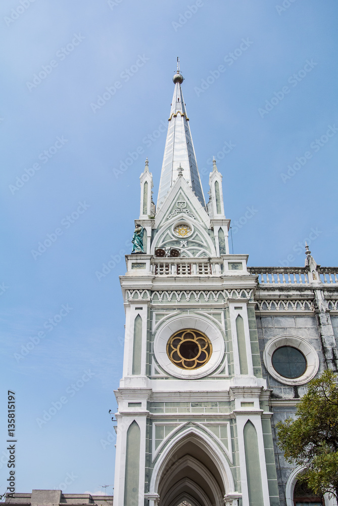 The Nativity of Our Lady Cathedral is the name given to a religious building of the Catholic Church which is located in Samut Songkhram