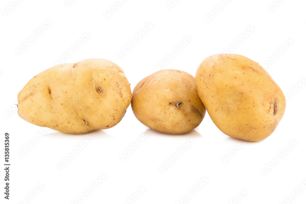 Potato isolated on white background. Potato isolated on white background.