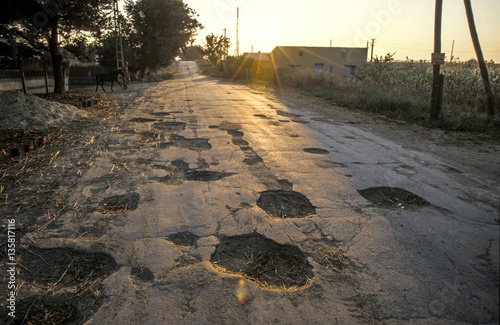 Foto Rough road, Romania, Danube Delta, Plopu