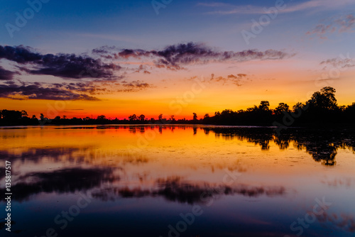 Sunrise of Srah Srang Lake