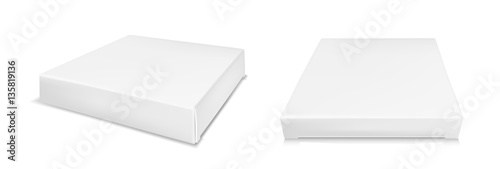 White package for cosmetics, food and medicine