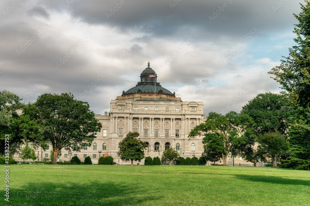 WASHINGTON DC, USA  The Library of Congress is the research library that officially serves the United States Congress and is the de facto national library of the United States. 