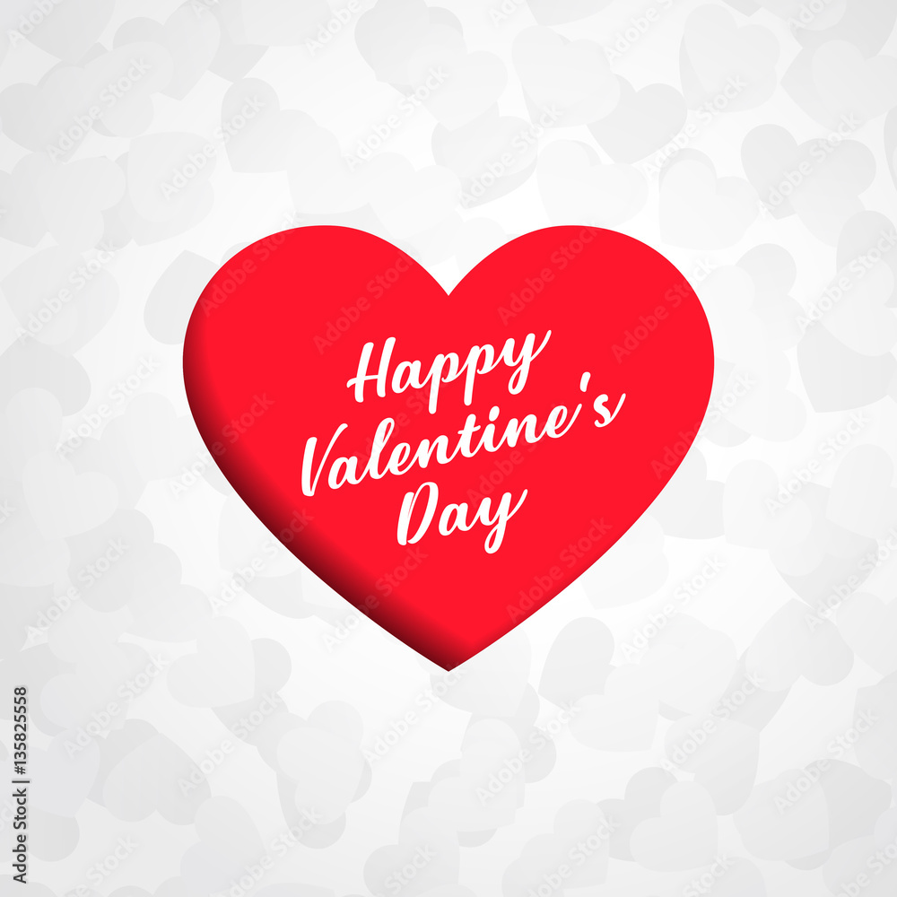 red heart design in paper cut style red heart design in paper cut style