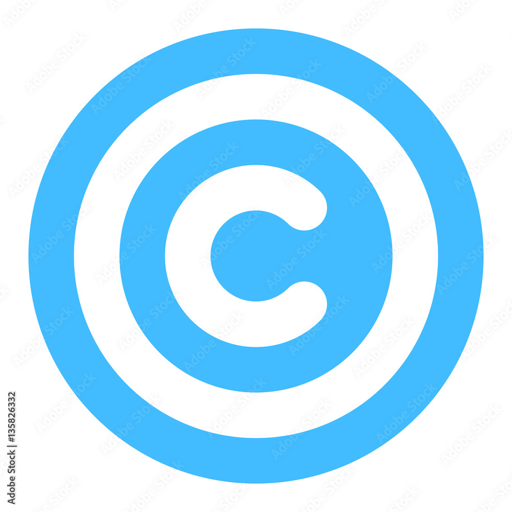 Copyright Sign Symbol Flat Icon Copyright Sign Symbol Flat Icon