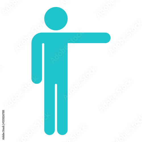 Man Sign Raised Hands Sport Icon