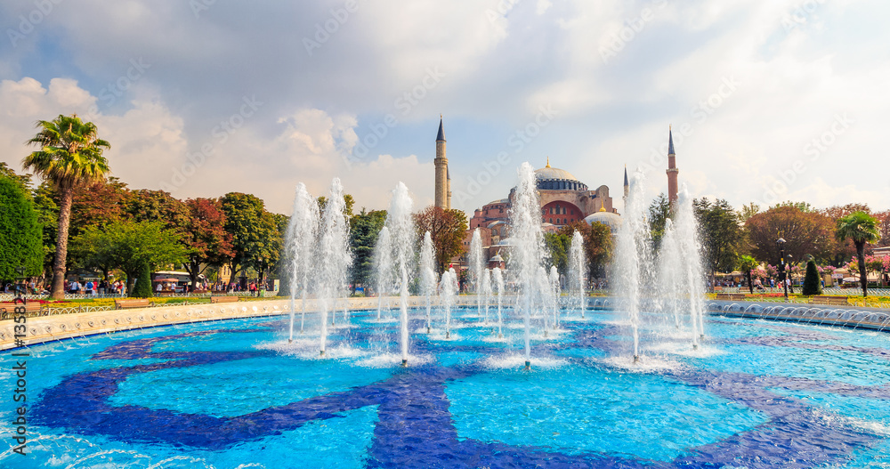 Fontain near Sophia basilica museum in Istanbul