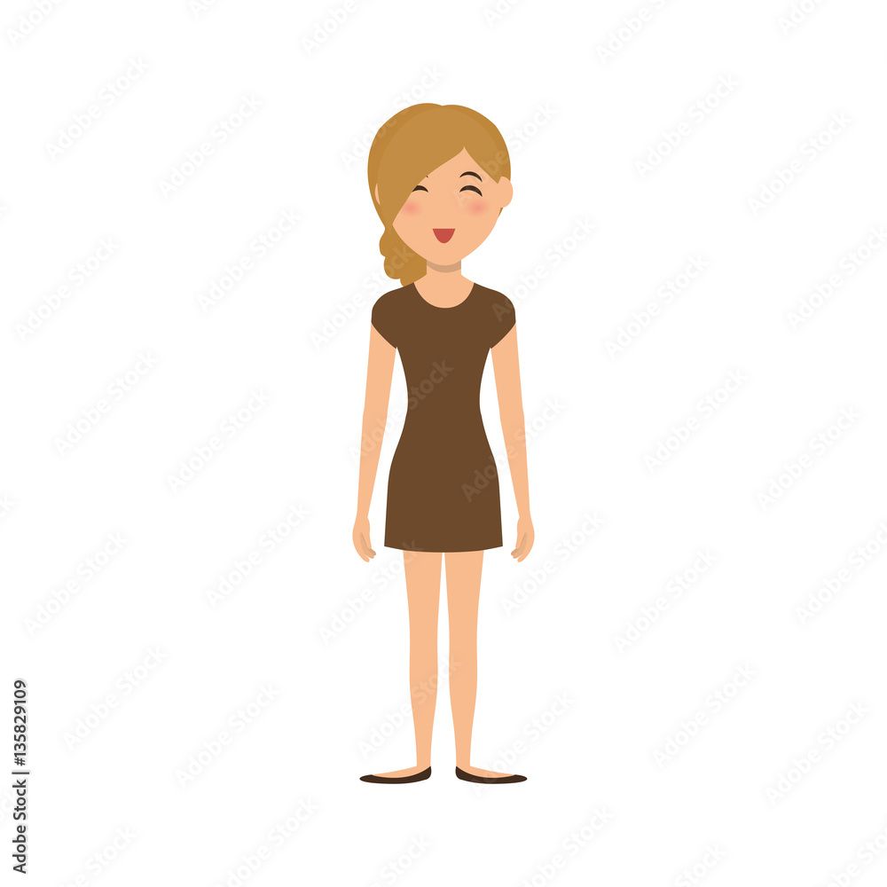 Woman cartoon isolated icon vector illustration graphic design Woman cartoon isolated icon vector illustration graphic design