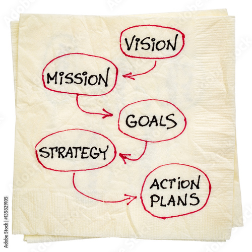 vision, mission, goals, strategy and asction plan