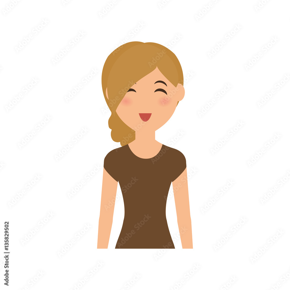 Woman cartoon isolated icon vector illustration graphic design Woman cartoon isolated icon vector illustration graphic design