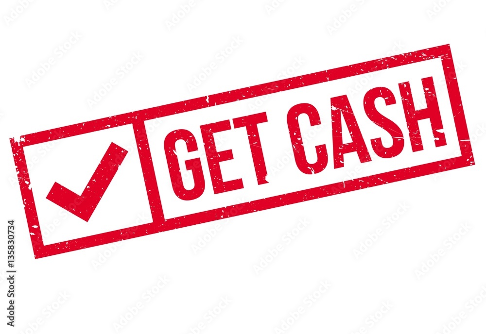 Get Cash rubber stamp. Grunge design with dust scratches. Effects can be easily removed for a clean, crisp look. Color is easily changed. Get Cash rubber stamp. Grunge design with dust scratches. Effects can be easily removed for a clean, crisp look. Color is easily changed.