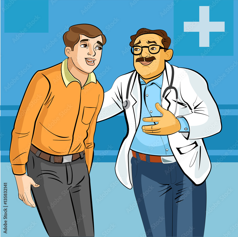 Fototapeta premium Doctor with a patient