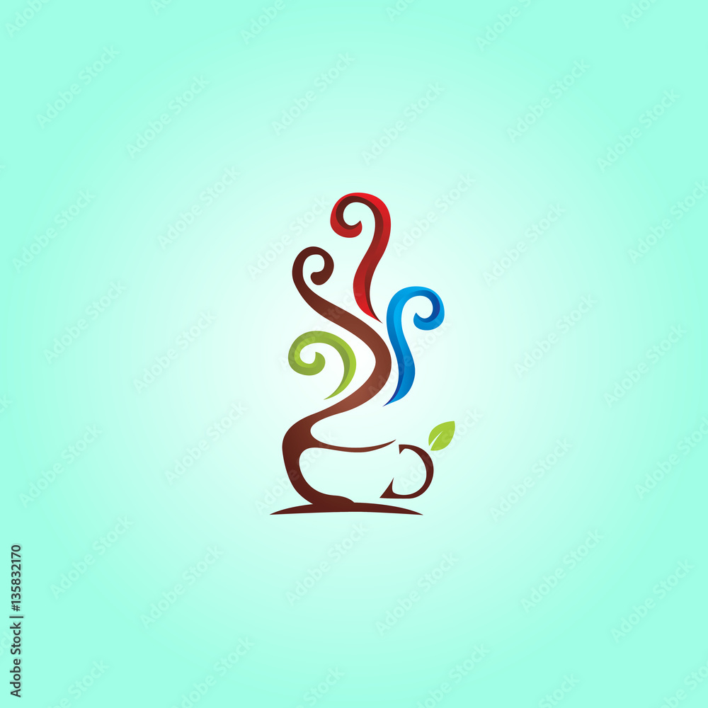 Obraz premium Cup Coffee Logo