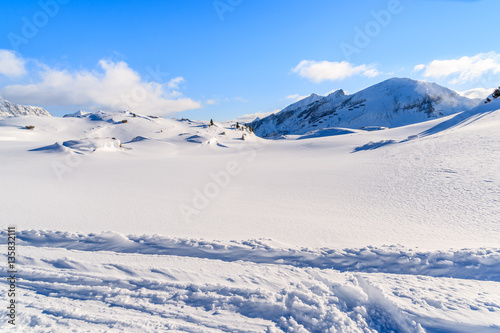 View of mountains and ski slopes in Obertauern, Austria © pkazmierczak