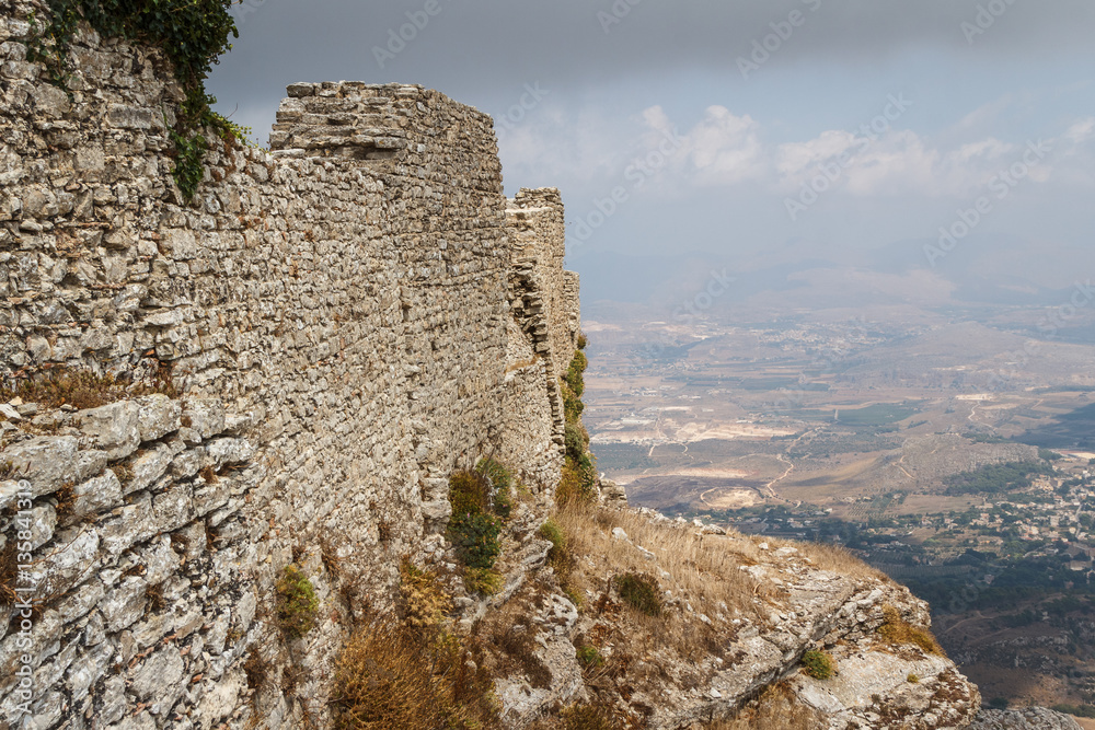 Medieval fortress of Erice, Sicily, Italy