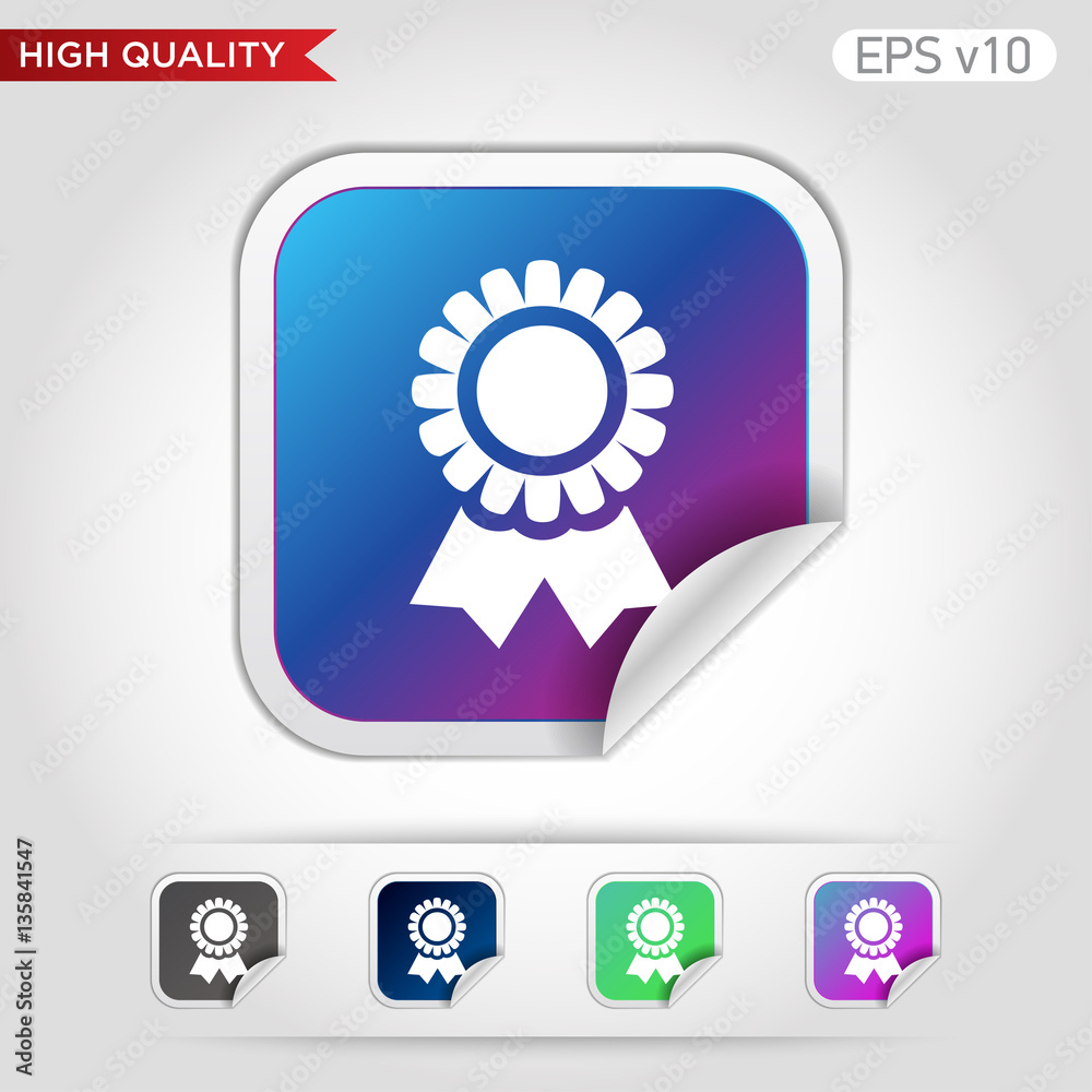 Award icon. Button with award icon. Modern vector. Award icon. Button with award icon. Modern vector.