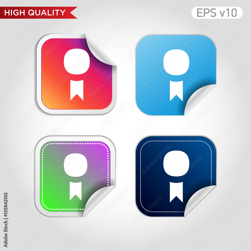 Award icon. Button with award icon. Modern vector. Award icon. Button with award icon. Modern vector.